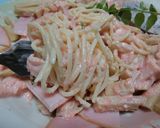 筍とハムのマヨチーズ冷製スパゲッティ作り方26写真