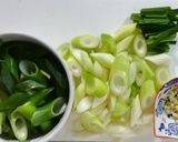 台湾料理の豚ネギ炒め （蔥爆豬肉）作り方1写真