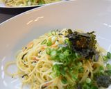 超簡単＊お茶漬けの素で和風パスタ作り方10写真