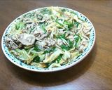 【絶品】豚バラ肉と野菜の餡かけ焼きそば♪作り方4写真