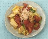 ベジ♪春キャベツとさっぱりトマトの肉炒め作り方3写真