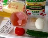 弁当箱で仕上げるたっぷりスパゲティサラダ作り方1写真