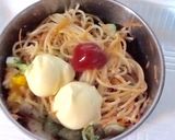 弁当箱で仕上げるたっぷりスパゲティサラダ作り方4写真