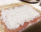サーモンとアボカドの生ハム巻き寿司作り方4写真