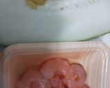 京風冬瓜とえびの炊いたん作り方1写真