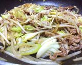 手間なし楽々！簡単！！豚平焼き丼作り方2写真