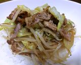 手間なし楽々！簡単！！豚平焼き丼作り方3写真
