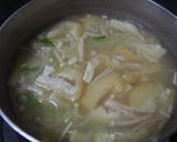 えのきの味噌汁♪つるつる食感♪作り方4写真