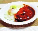 ロースカツカレー✿半熟目玉焼きをのせて作り方3写真