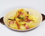 新じゃがとベーコンのチーズ焼き作り方4写真