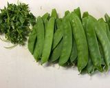 スナップえんどうの胡麻和え作り方1写真