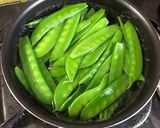 スナップえんどうの胡麻和え作り方2写真