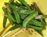 スナップえんどうの胡麻和え作り方3写真