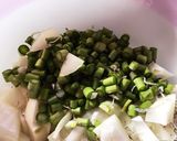 アスパラとジャコのかき揚げ作り方1写真