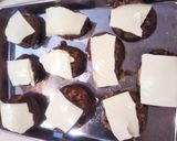 簡単!しいたけ味噌ミンチチーズ焼き作り方4写真