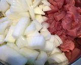ニンニクと豚ヒレ肉のかき揚げ作り方2写真