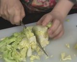 キャベツのめんたいグラタン作り方1写真
