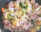 鶏もも肉と白菜の✤甘酸っぱいゴマだれ蒸し作り方7写真