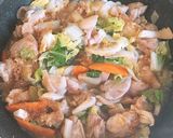 鶏もも肉と白菜の✤甘酸っぱいゴマだれ蒸し作り方8写真
