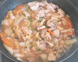 鶏もも肉と白菜の✤甘酸っぱいゴマだれ蒸し作り方10写真