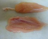 ソースが決め手♪鶏ささみ肉の青紫蘇巻き作り方1写真