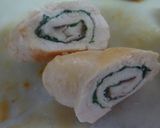 ソースが決め手♪鶏ささみ肉の青紫蘇巻き作り方9写真