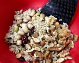 豆とナッツのわかめご飯作り方3写真