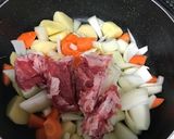 ごま油～であっさり肉じゃが作り方2写真