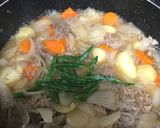 ごま油～であっさり肉じゃが作り方5写真