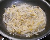 簡単！ステーキ☆塩レモンもやし添え作り方2写真