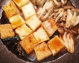 厚揚げしめじの甘醤油炒め作り方2写真