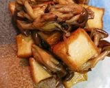 厚揚げしめじの甘醤油炒め作り方3写真