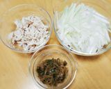 簡単☆ごま香るねぎとザーサイのレンジ蒸し作り方2写真