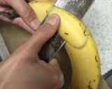 ▽(・o・)▽コアラのバナナ飾り切り作り方2写真