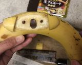 ▽(・o・)▽コアラのバナナ飾り切り作り方9写真