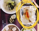 干しイワシと*ネギねぎ*シンプル焼き作り方4写真