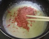 鮭フレークとほうれん草のクリームパスタ作り方6写真