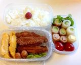 親子遠足弁当&ママへのお弁当180515作り方9写真