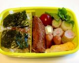 親子遠足弁当&ママへのお弁当180515作り方10写真