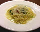 わらびのコラトゥーラ（魚醤）パスタ作り方6写真