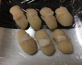 こだわりホタテ握り作り方10写真