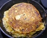 貧血予防！キャベ玉☆お好み焼き風#粉不要作り方2写真