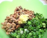 ◎くるくるﾐﾂｶﾝ金のつぶ納豆あぶらあげ作り方1写真