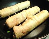 ◎くるくるﾐﾂｶﾝ金のつぶ納豆あぶらあげ作り方4写真