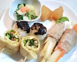 ◎くるくるﾐﾂｶﾝ金のつぶ納豆あぶらあげ作り方5写真