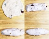 全粒粉入りくるみとクランベリーのパン8個作り方4写真
