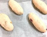 全粒粉入りくるみとクランベリーのパン8個作り方5写真