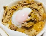 簡単豚丼、牛丼温泉卵乗せ☆作り方5写真