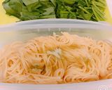 しらすとほうれん草の韓国風？パスタ作り方2写真