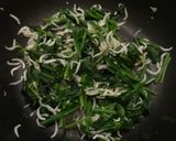 しらすとほうれん草の韓国風？パスタ作り方5写真